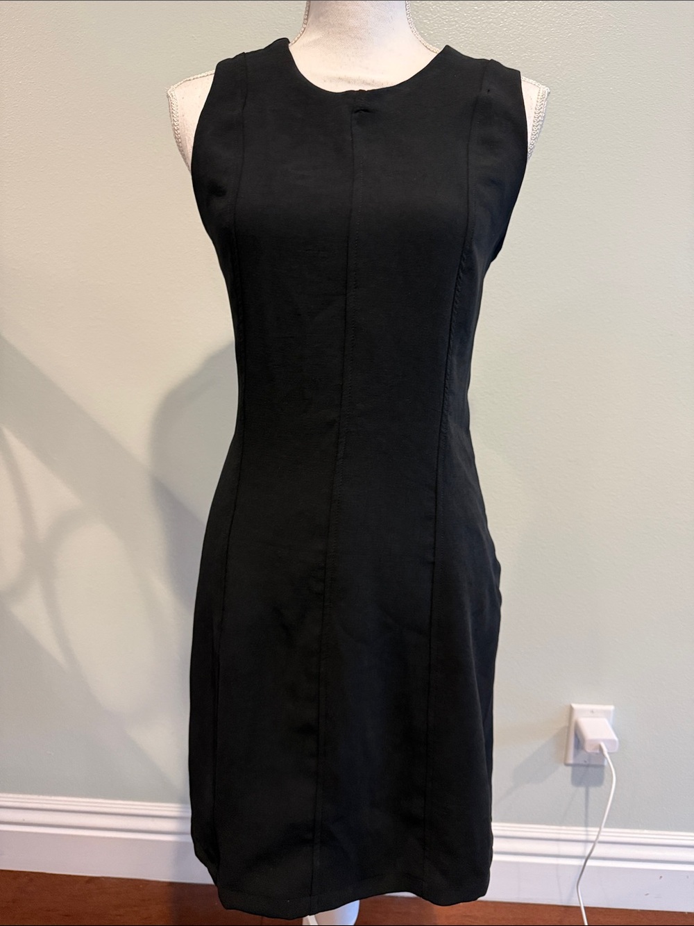 NWTS Size 14 A NEW DAY Black Sleeveless Sheath Dress
